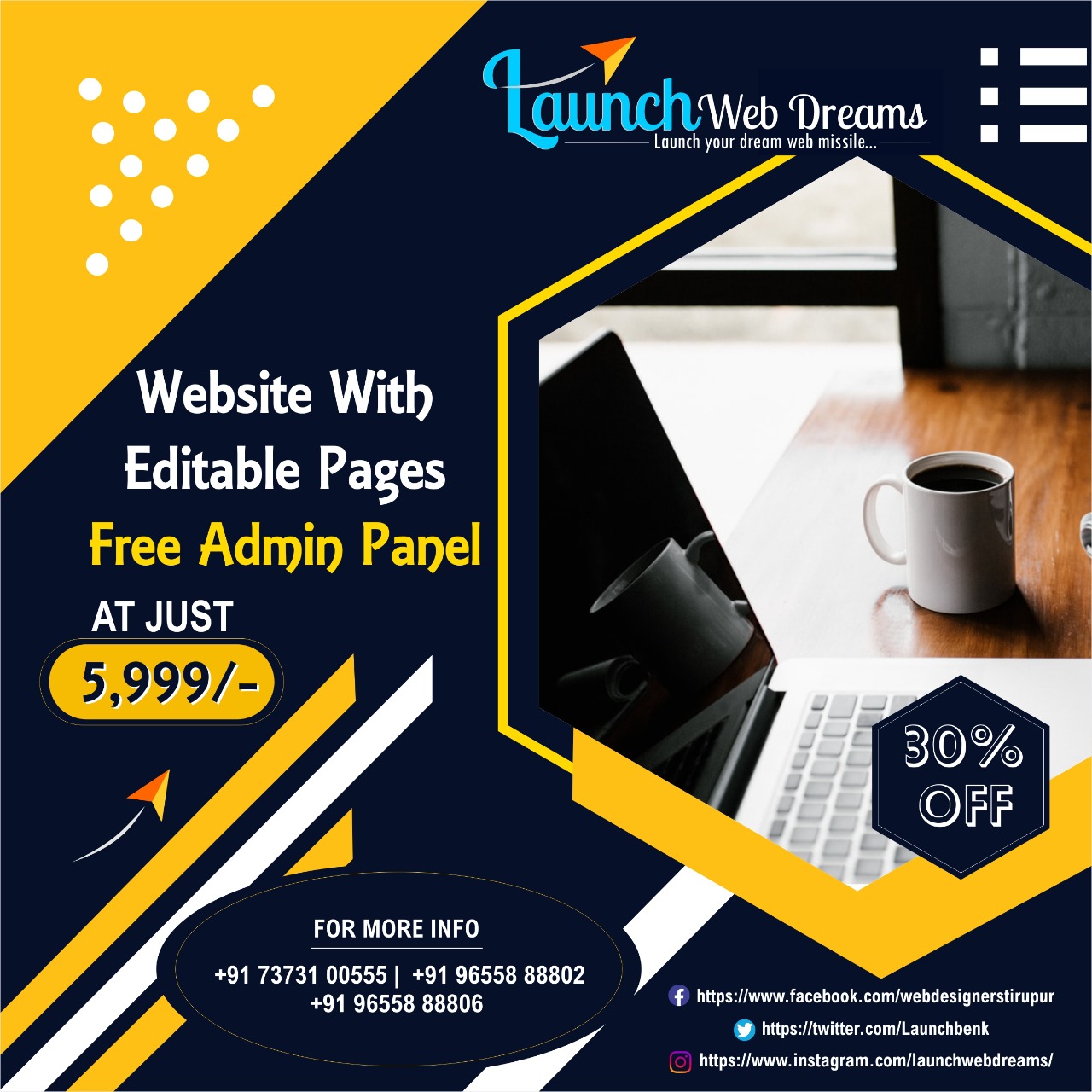 Custom Website Designing Company|Digital Marketing Services Tirupur